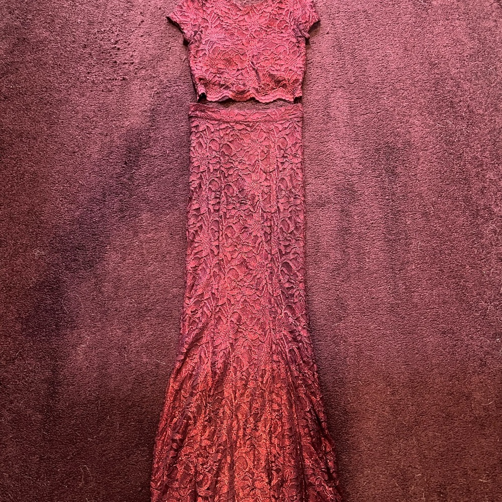 Homecoming Dress Two Piece